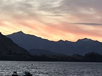 Zonsondergang Lake Wanaka