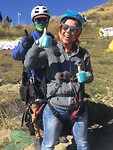 Net voor de start paragliden