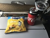 Chips en cola, want het is nog vakantie 😄