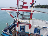 Vissersboot onderweg