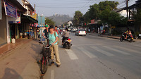 Fietsen in Luang Prabang