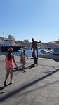 Living statue Vieux Port Marseille 10/7/2019