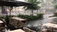 Beetje regen, nou oke dan