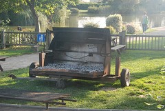 De camping BBQ