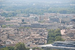 uitzicht op de arena