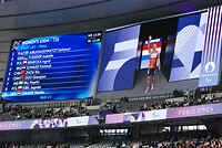 Opkomst in het stadion.