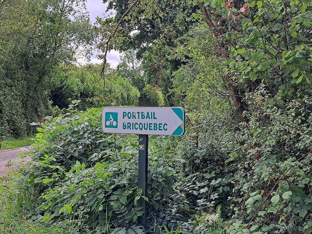 De groene route.
