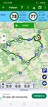 Fietsroute van de morgen