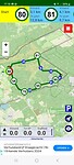 Fietsroute van de middag