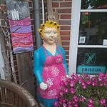 Gastvrouw van de camping