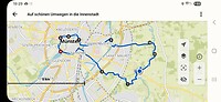 De geplande route