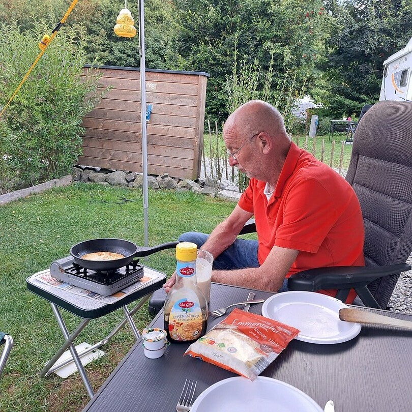 De chef aan het werk op de Hollandse avond