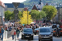 Drukte op de markt