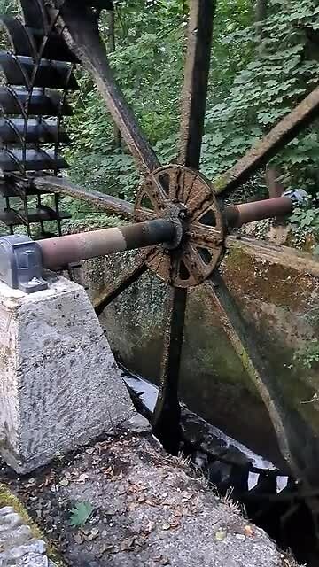 De oude watermolen