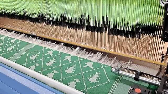 theedoeken op de moderne machine