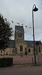 12 uur in Sainte Mère Eglise met de parachutist aan de toren