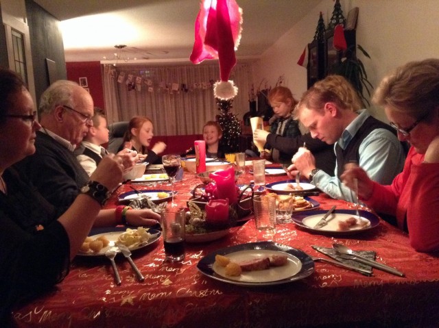 Het diner.