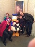 Groepsknuffel  met Donald