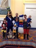 En een groepsfoto met Donald en Goofy...