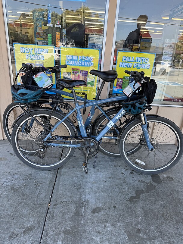 Fietsen bij 7/11