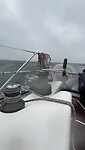 Effe wat pittiger weer in de Duitse bocht met 6/7 bft bakstagwind.