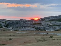 Zonsondergang Rörö
