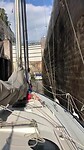 Door de eerste sluizen van Trollhattan