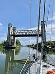Spoorbrug geopend voor de Kalista