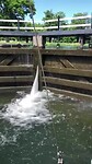 Sluis loopt leeg