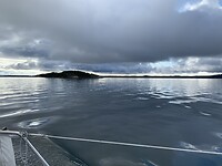 Weergaatje 06.30 op weg naar Nynäshamn