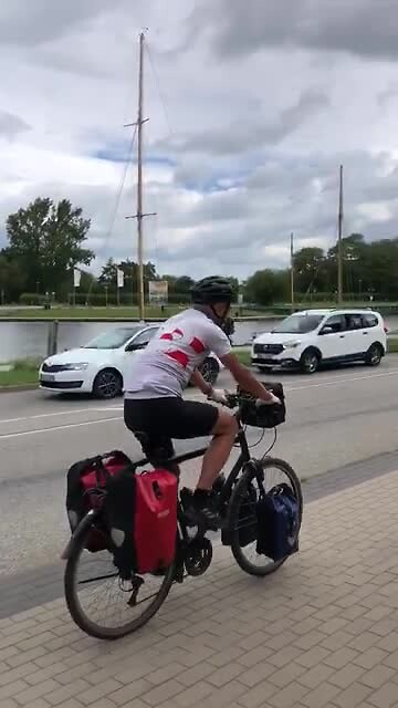 Onze opstappers fietsen nu echt weg