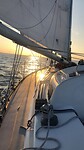Ochtendgloren op zee