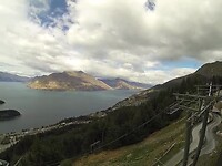 Uitzicht over Queenstown.