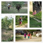 Tijdens de wandeling de heuvel op