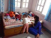 Zo rusten de kindertjes tussen de middag