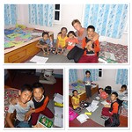 Kinderen in Banepa op hun kamer