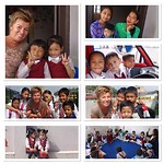 Students, teachers en kinderen in Banepa