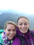 Bovenop Adam's Peak