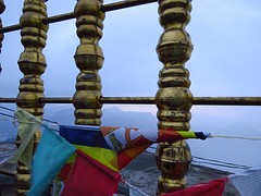 Op de top van Adam's Peak