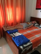 Bed is te klein...