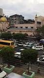 Verkeersdrukte in Yangon