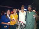 Halloween party, met mij, dat ooglapje was echt te irritant, dus had ik eigenlijk niet vaak op