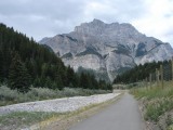 Radweg nach Banff