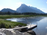 Vermillion Lakes mit Mt. Rundle