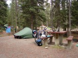 Zeltplatz Lake Louise