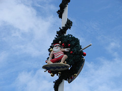 Weihnachtsmann in Whangamata