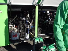 eingepackt fuer die Busfahrt