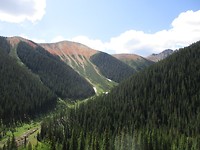 Aussicht auf ein Seitental