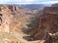 Shafer Trail Overlook Canyonlands NP
