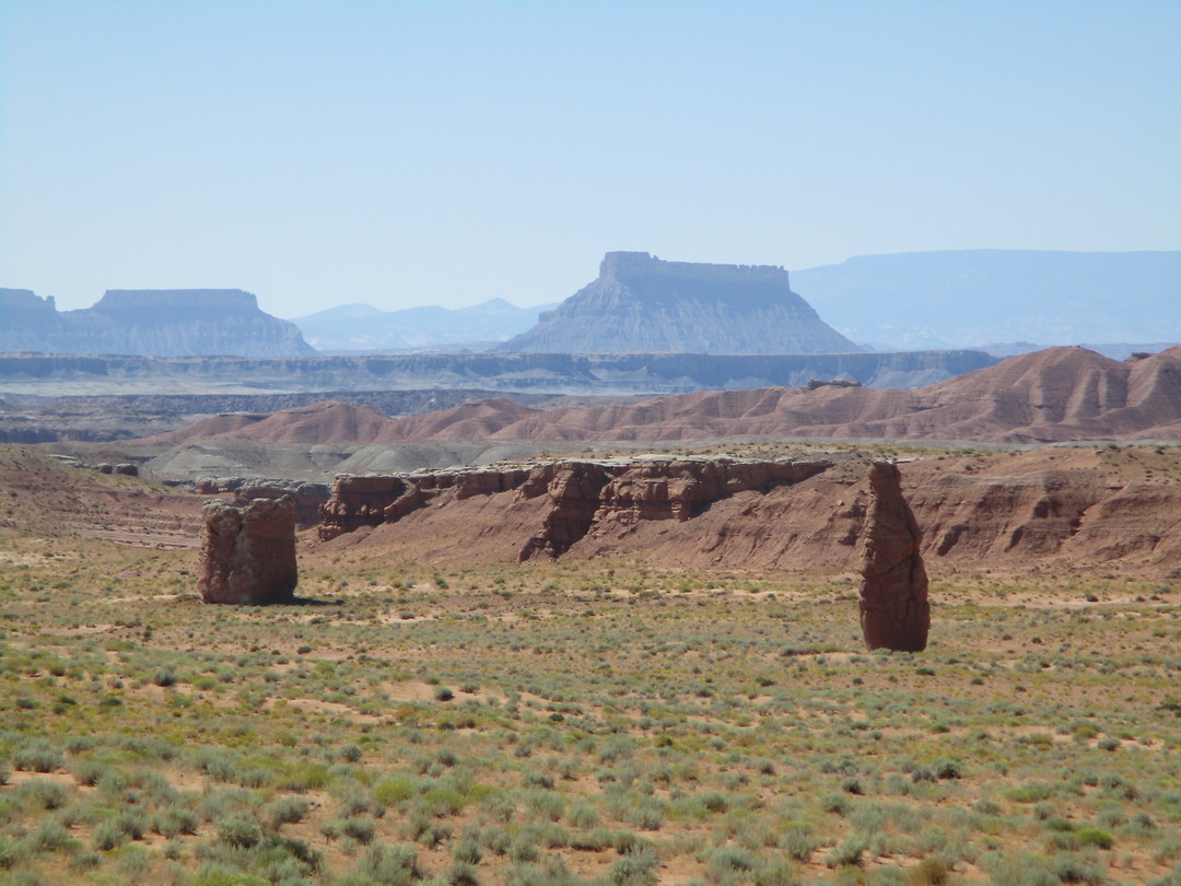 Aussicht zum Factory Butte